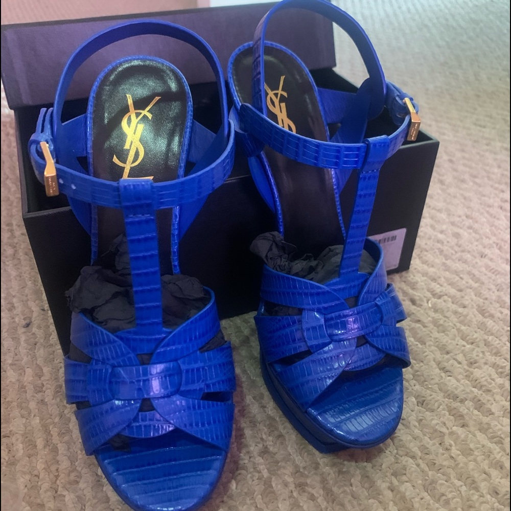 Saint Laurent TRIBUTE PLATFORM SANDALS